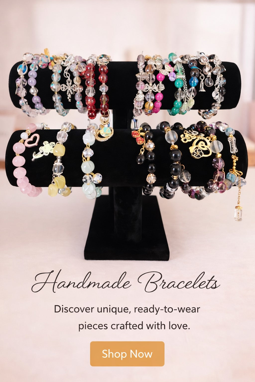 Luxury Handmade Charm Bracelets | Elegant Beaded Jewelry