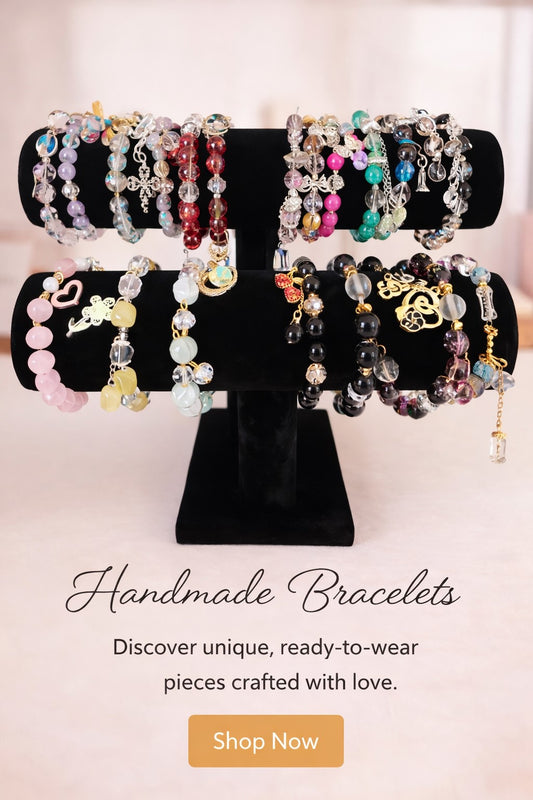 Luxury Handmade Charm Bracelets | Elegant Beaded Jewelry